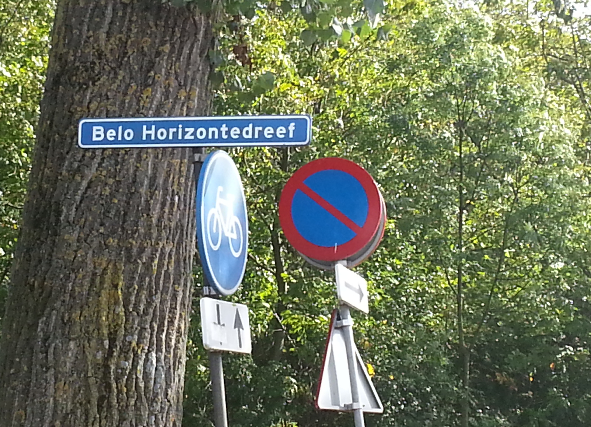 A rua Belo Horizonte nos subúrbios de Utrecht… WTF